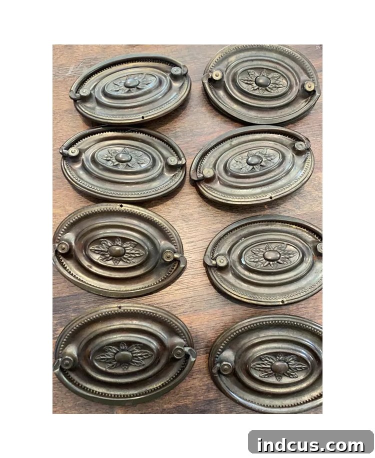 antique hepplewhite cabinet pulls
