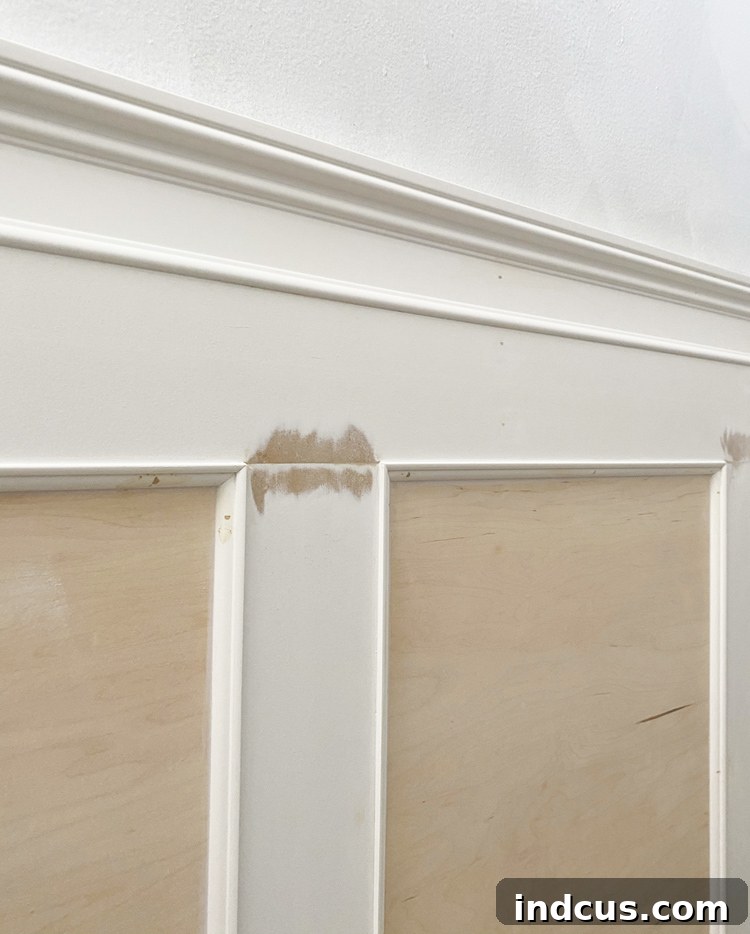 inset box wall moulding