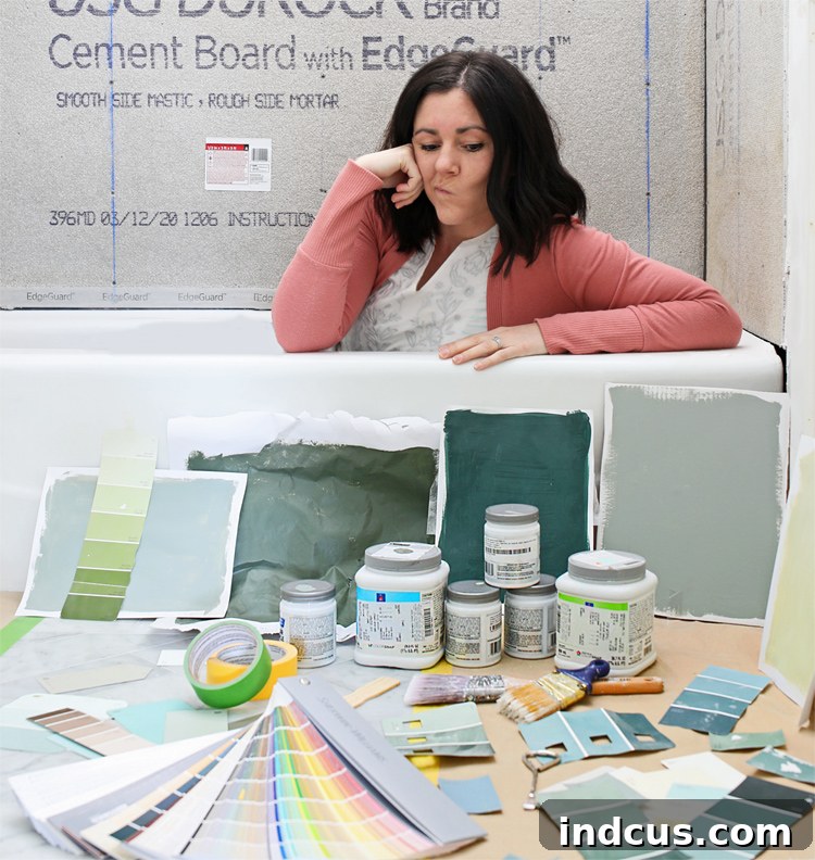 picking a paint color