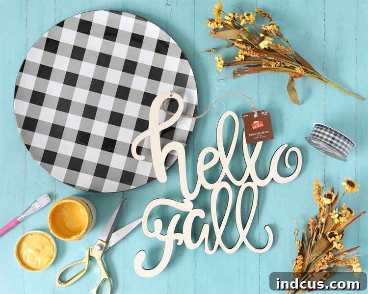easy fall craft idea materials