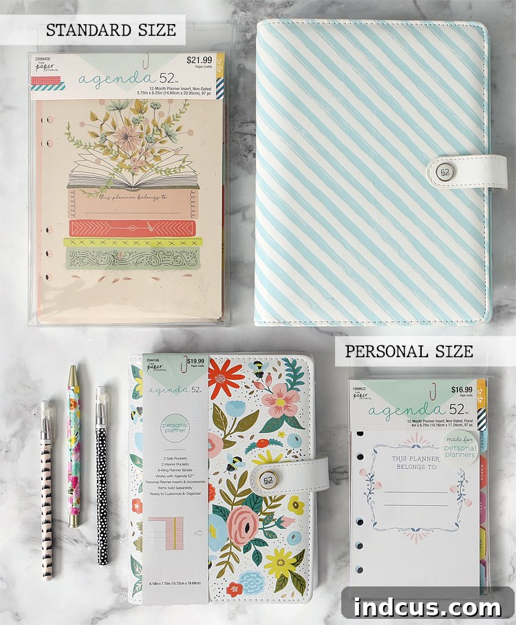 Hobby Lobby Agenda 52 Planner Designs