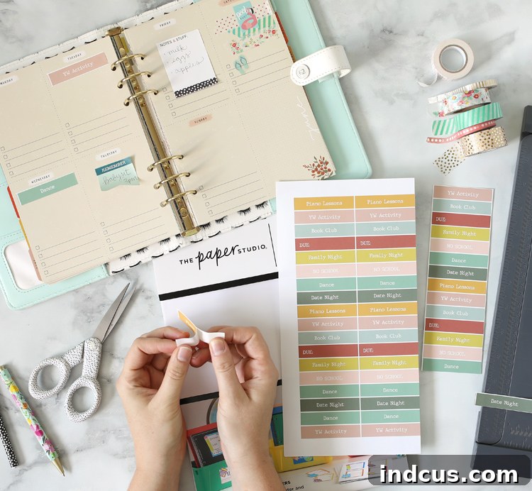 Free Printable Planner Label Stickers