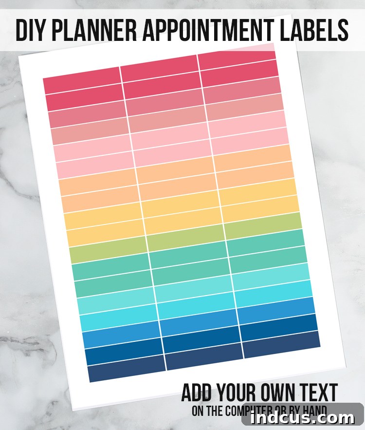 DIY Planner Appointment Stickers