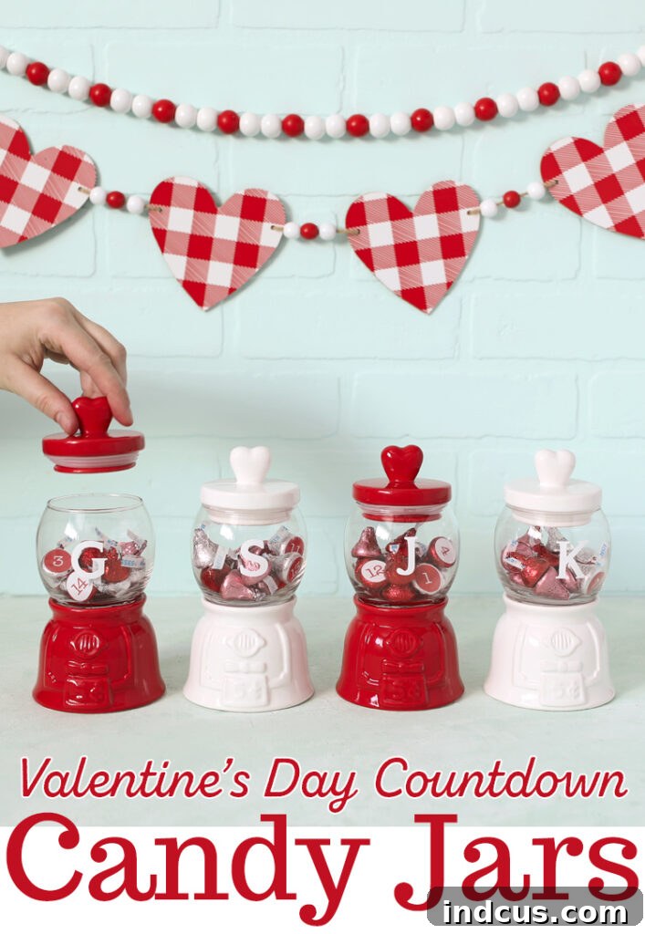 valentines day candy jar countdowns