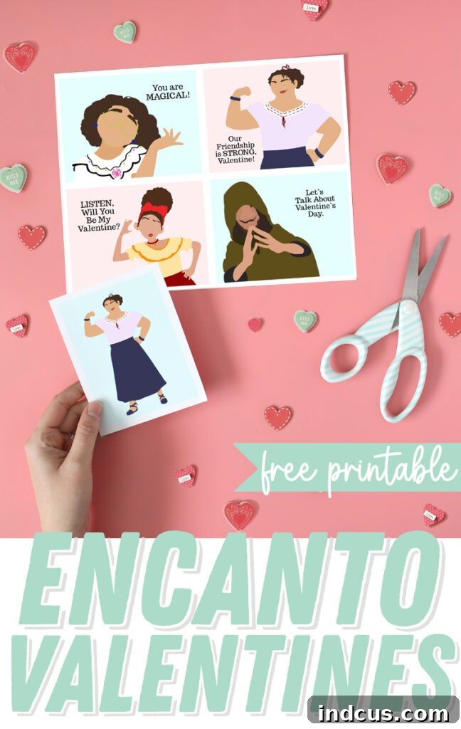 Encanto valentines day cards printable