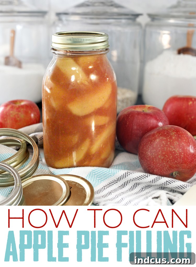 how to can apple pie filling