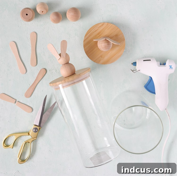 diy easter candy jars