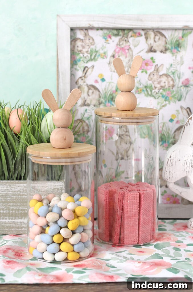 easter candy jars diy easter craft