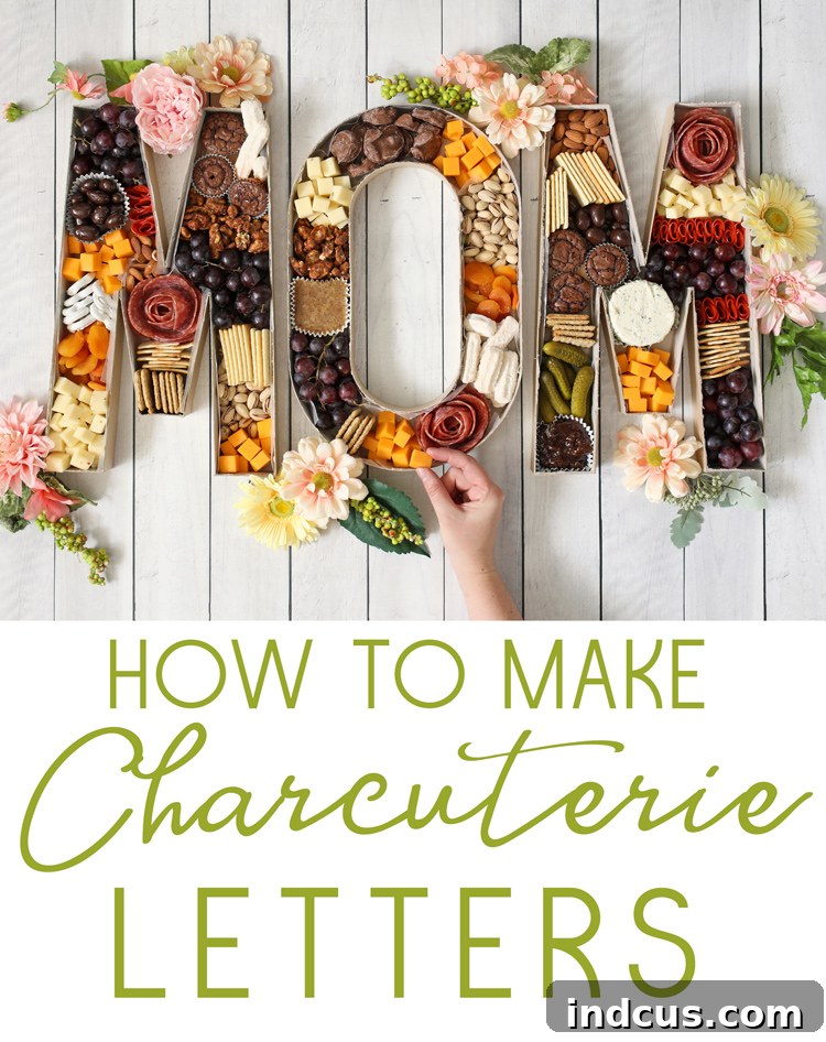 How to make charcuterie letters for any occasion