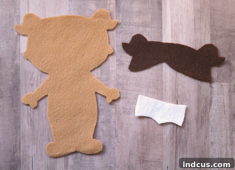 How to make a doll out of felt