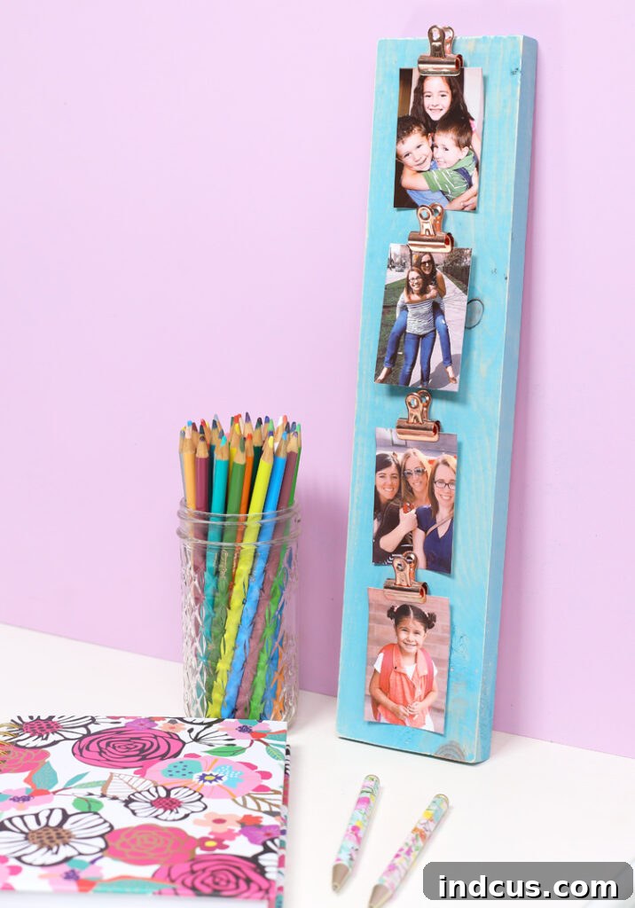 easy diy photo display