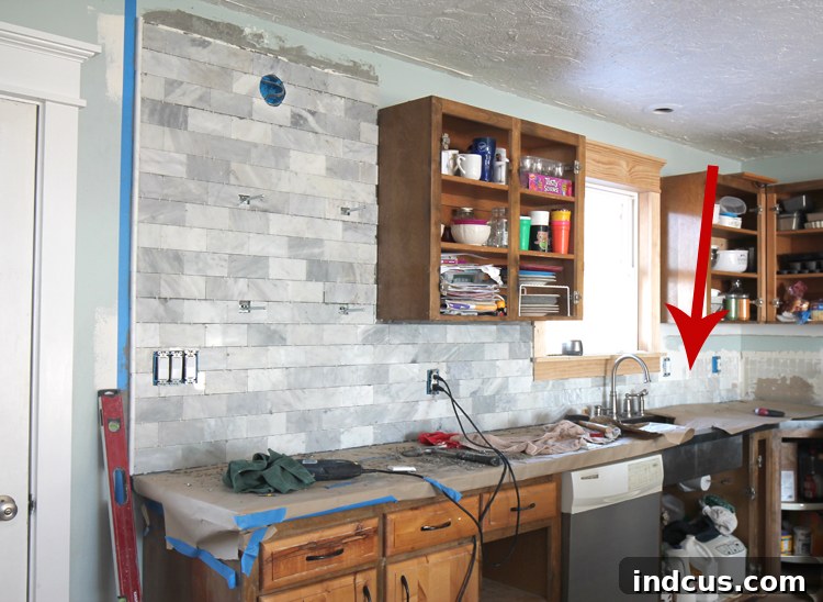 Time commitment for DIY kitchen backsplash installation