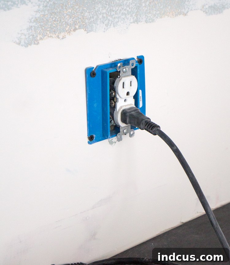 Correct installation of outlet extenders for kitchen backsplash