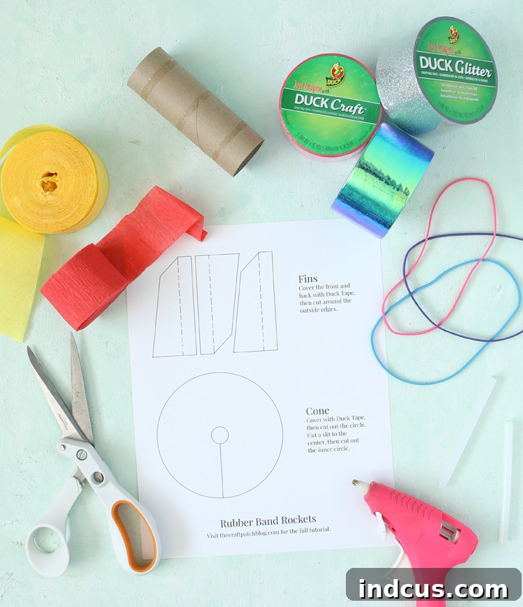 how to make rocket shooter toys