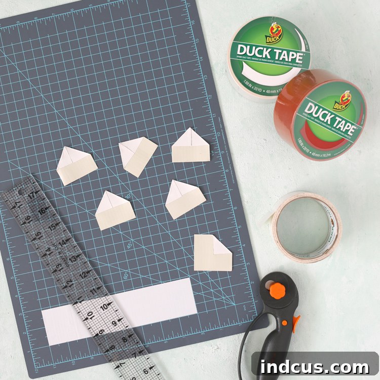how to make duck tape dinosaur teeth
