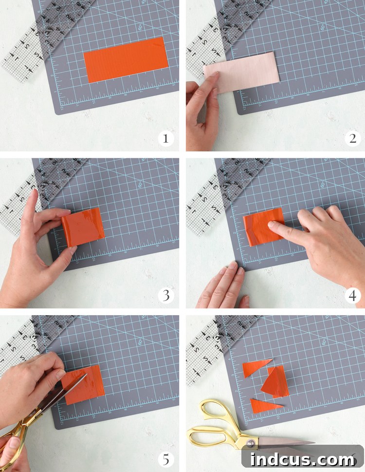 how to fold duck tape dinosaur spikes step by step