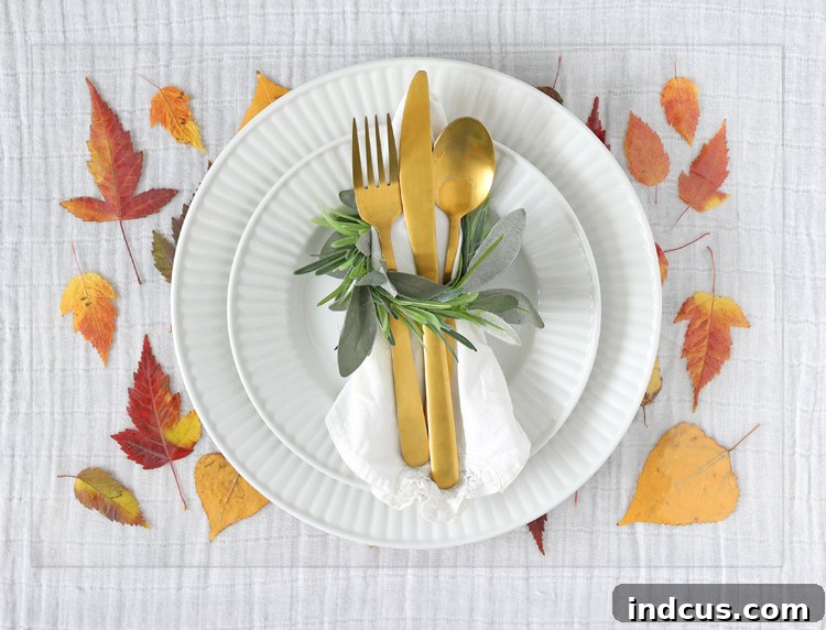 diy placemat for thanksgiving