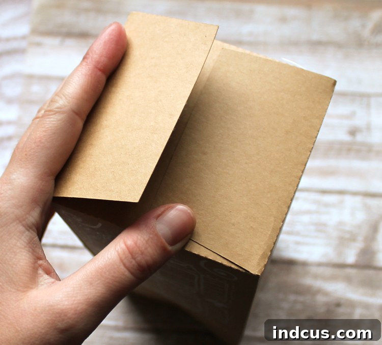 Sweet Gingerbread Treat Box SVG Template 8 How to make a kraft paper gingerbread house treat box base