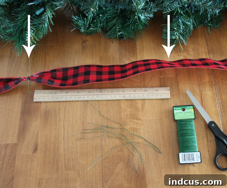 Christmas Garland Tutorial