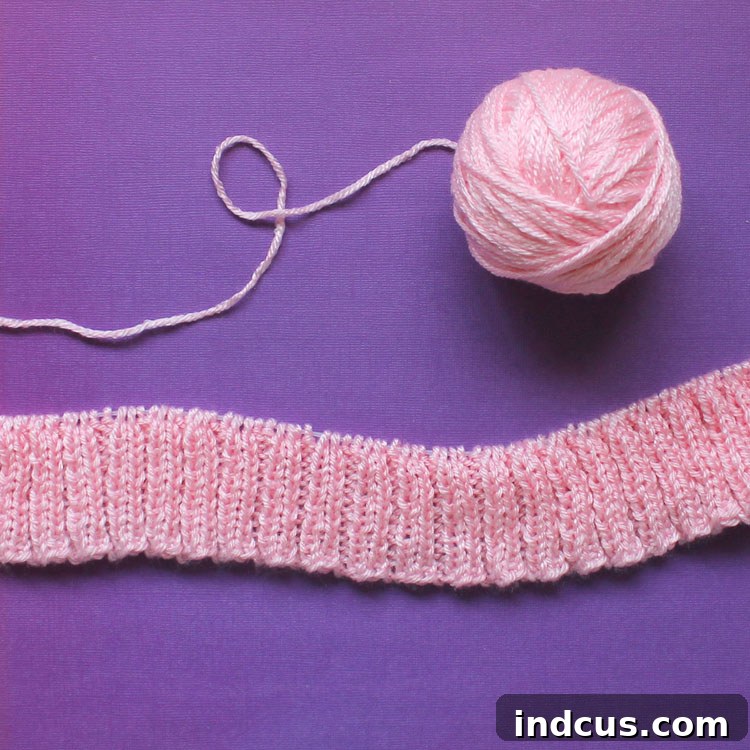 rib knit stitch