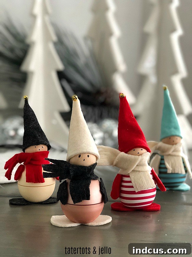 DIY EOS Lip Balm Holiday Gnomes