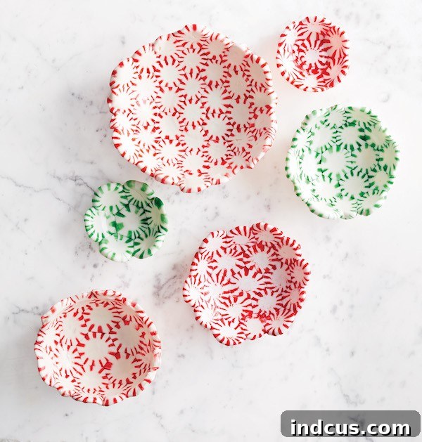 Edible Peppermint Candy Bowl Craft