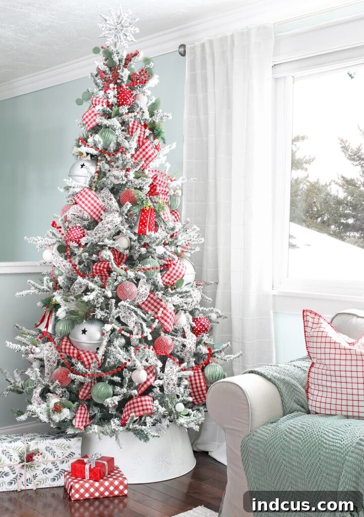 Christmas tree decorating instructions for finishing touches