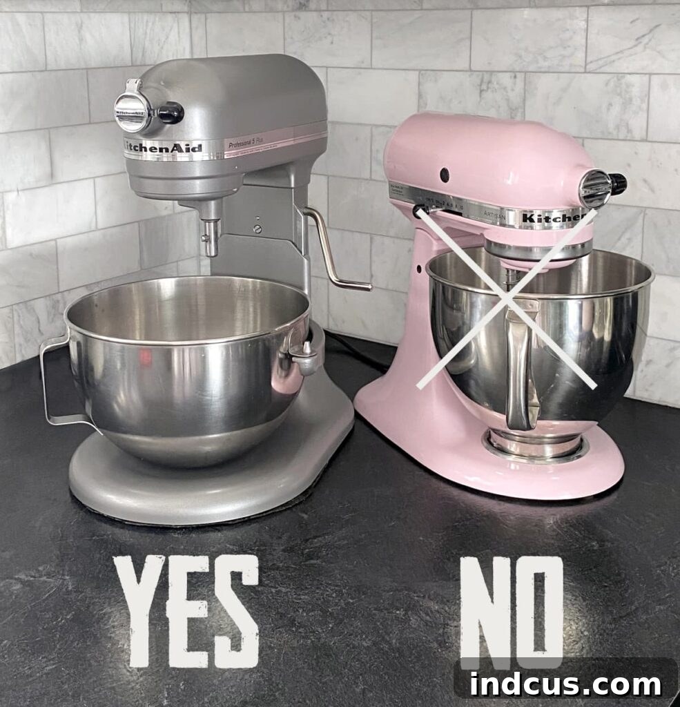 lift bowl vs tilt head kitchenaid mixers | how to identify your mixer type
