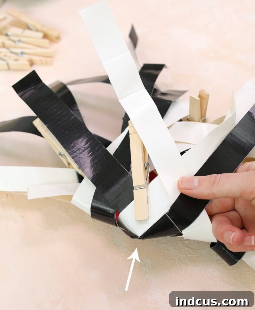 corner of basket weave