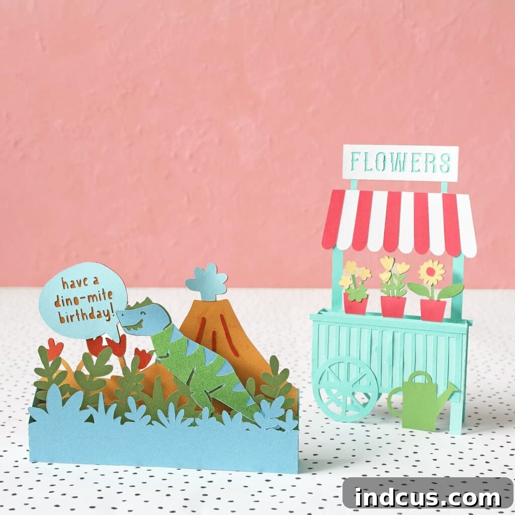 Whimsical Rainbow Butterfly Art 8 3d box cards