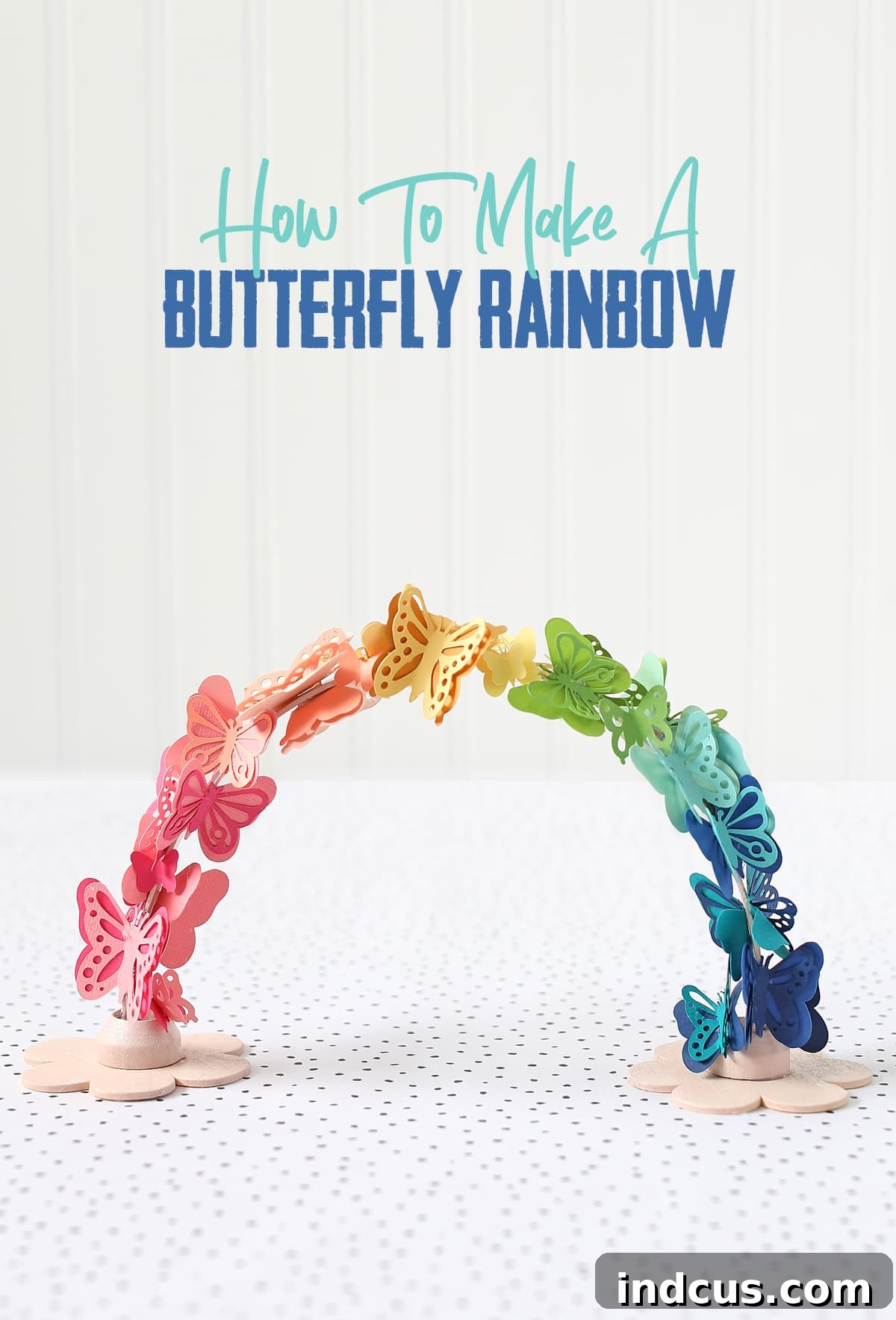 Whimsical Rainbow Butterfly Art 9 how to make a butterfly rainbow