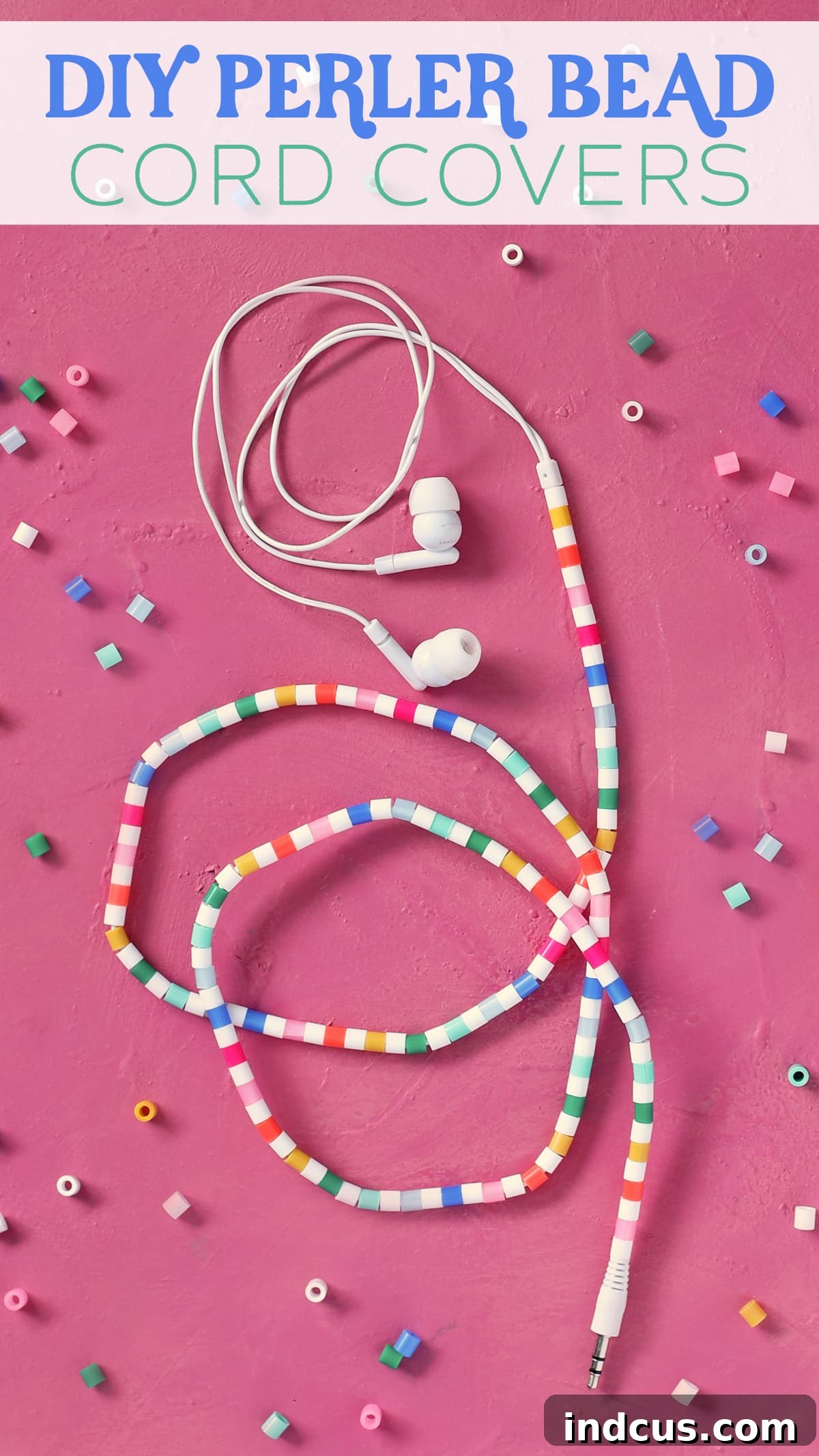 diy perler bead cord covers tutorial