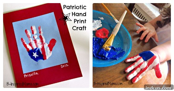 Handprint Flag Craft