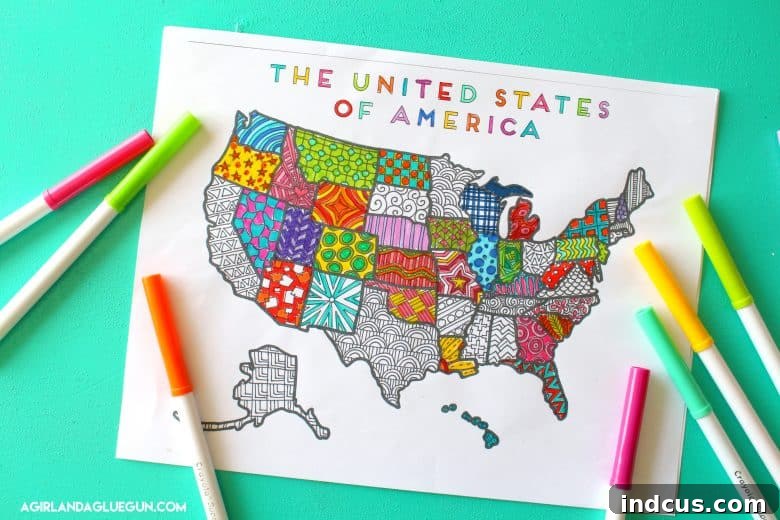 4th of July Coloring pages