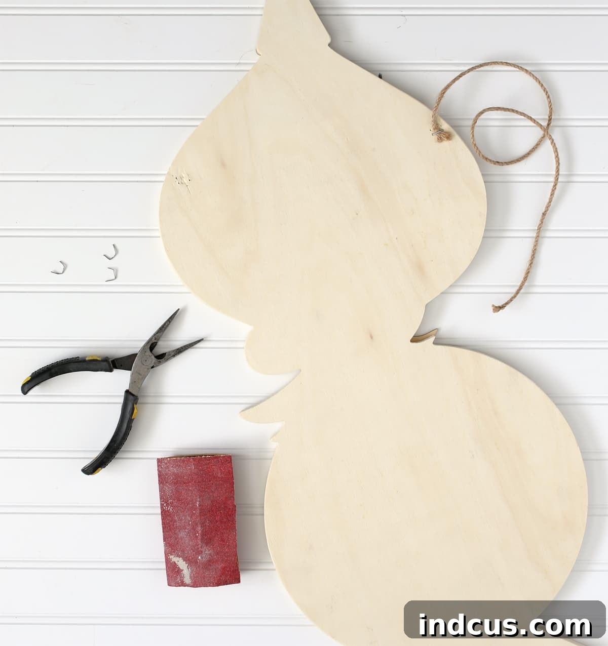 Flip-Side Festive Accents 5 wooden christmas craft preparation