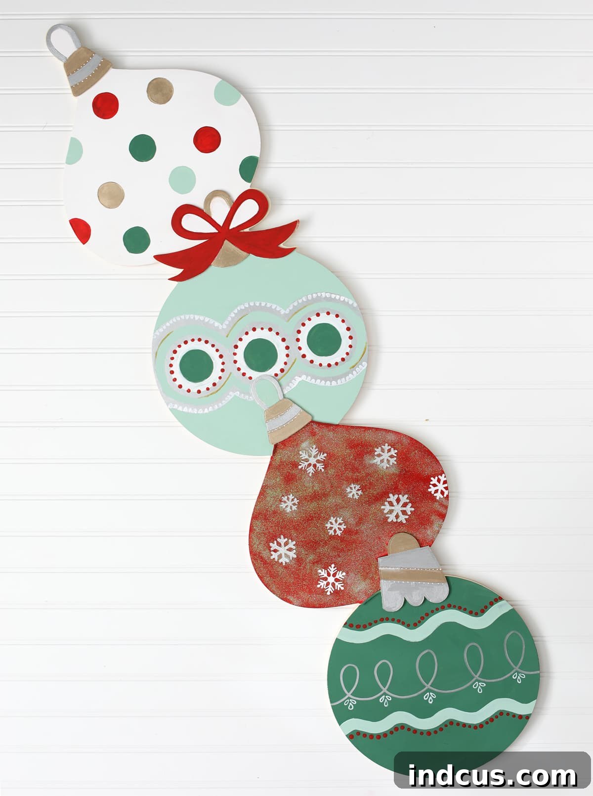 Flip-Side Festive Accents 7 christmas ornament wood decoration diy