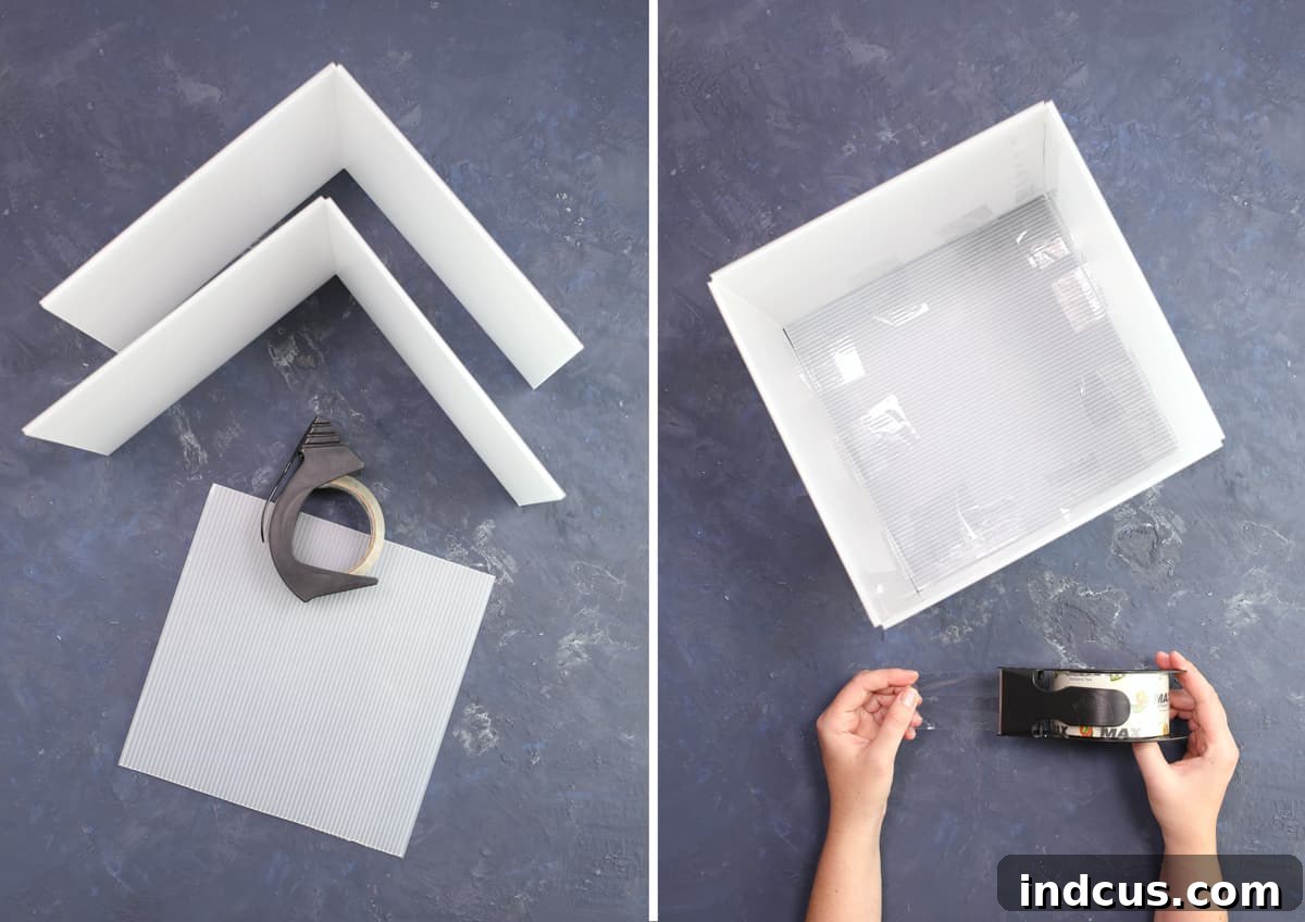 corrugated plastic board craft idea outdoor christmas