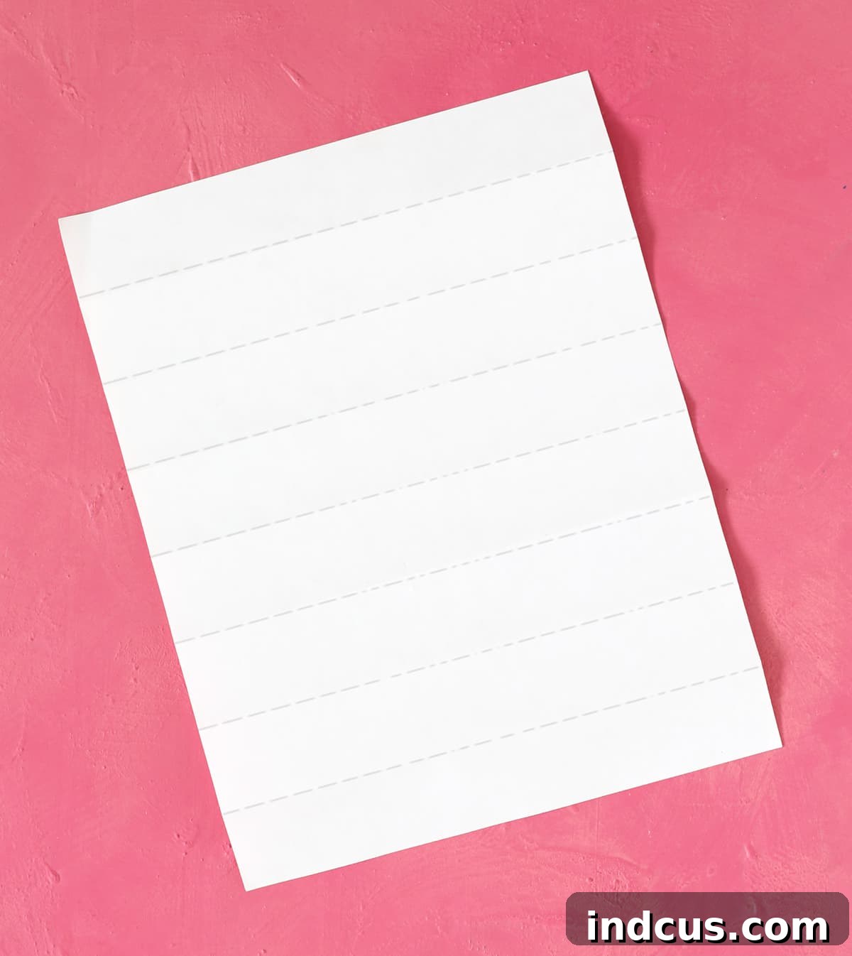 Detailed guide for creating fold lines for accordion folding paper angel craft