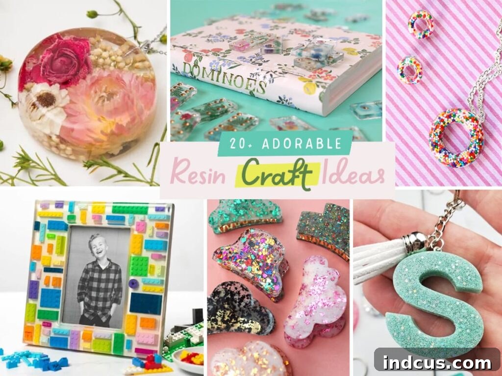 Inspiring resin craft ideas for beginners