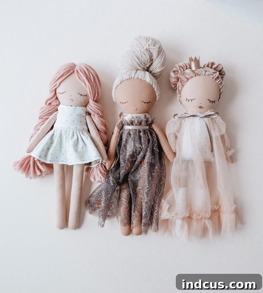 princess doll sewing pattern