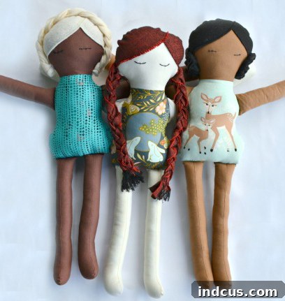 pepper rag doll sewing pattern