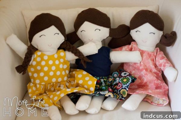 happy rag doll sewing pattern