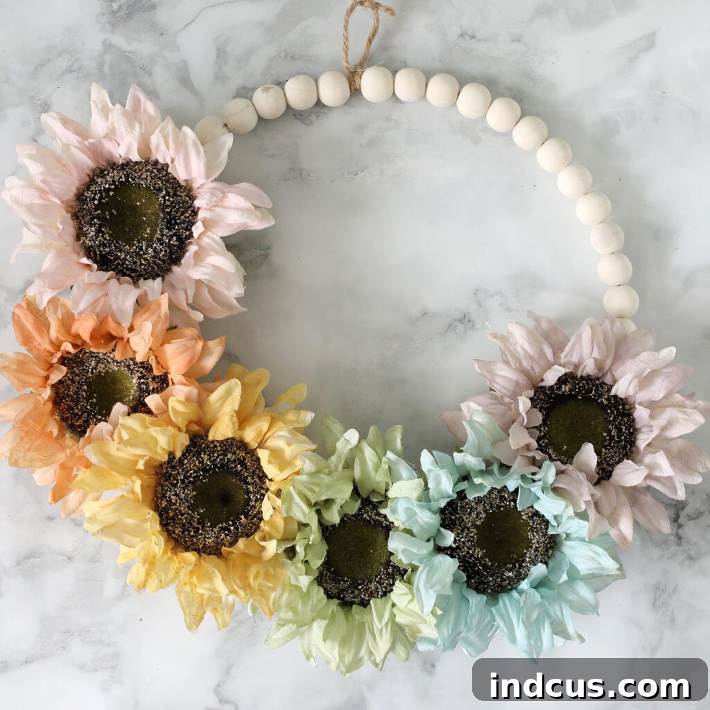 fall sunflower wreath