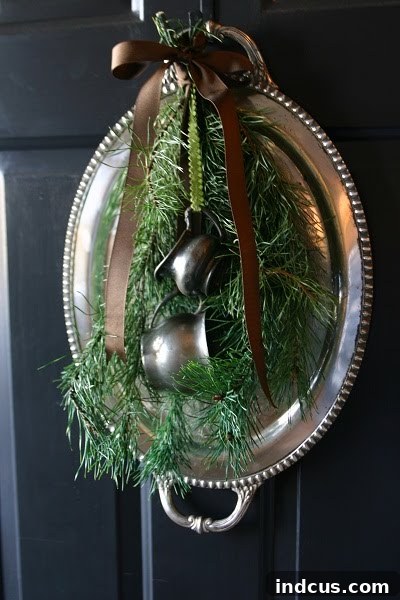 vintage tray door hanger
