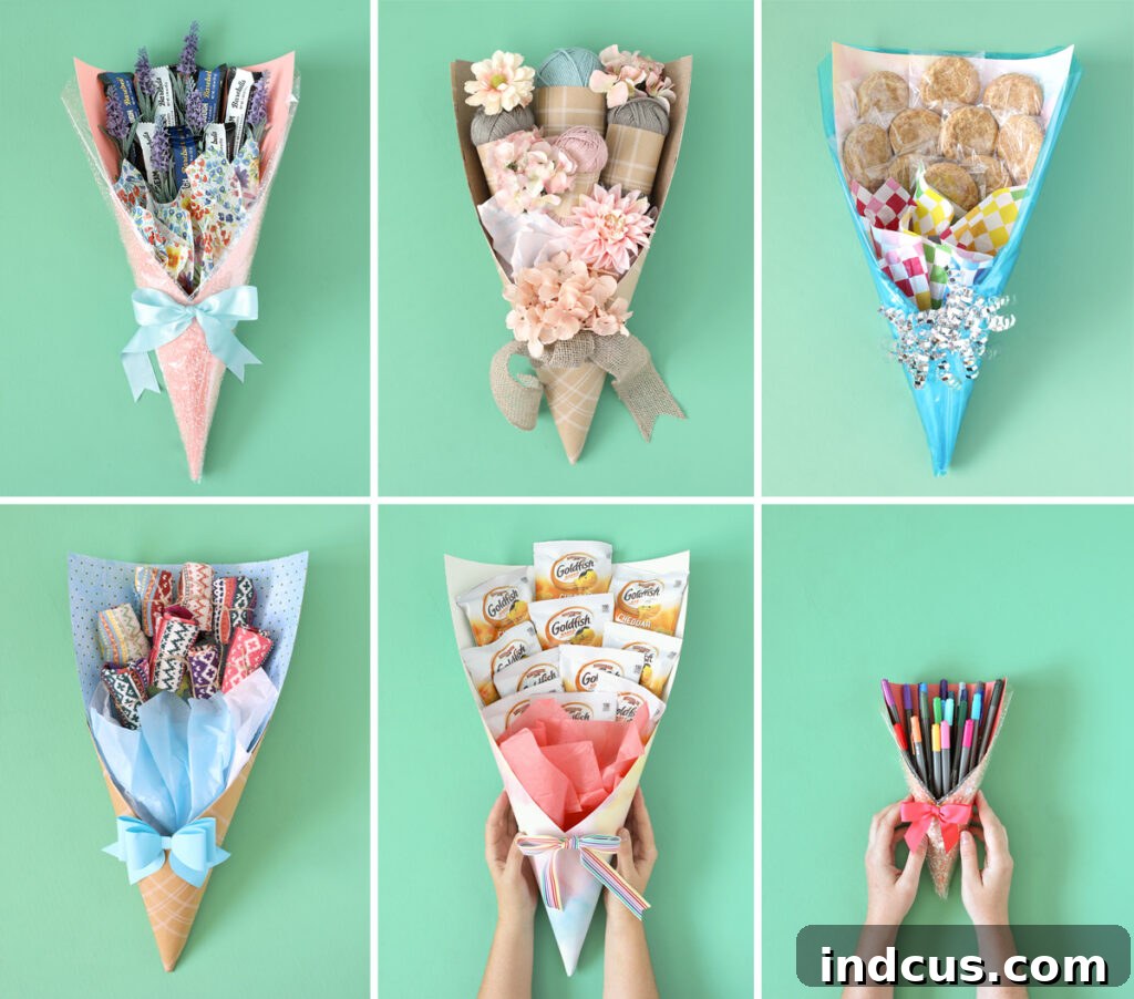 Inspiring gift bouquet ideas for creative and personalized gift wrapping