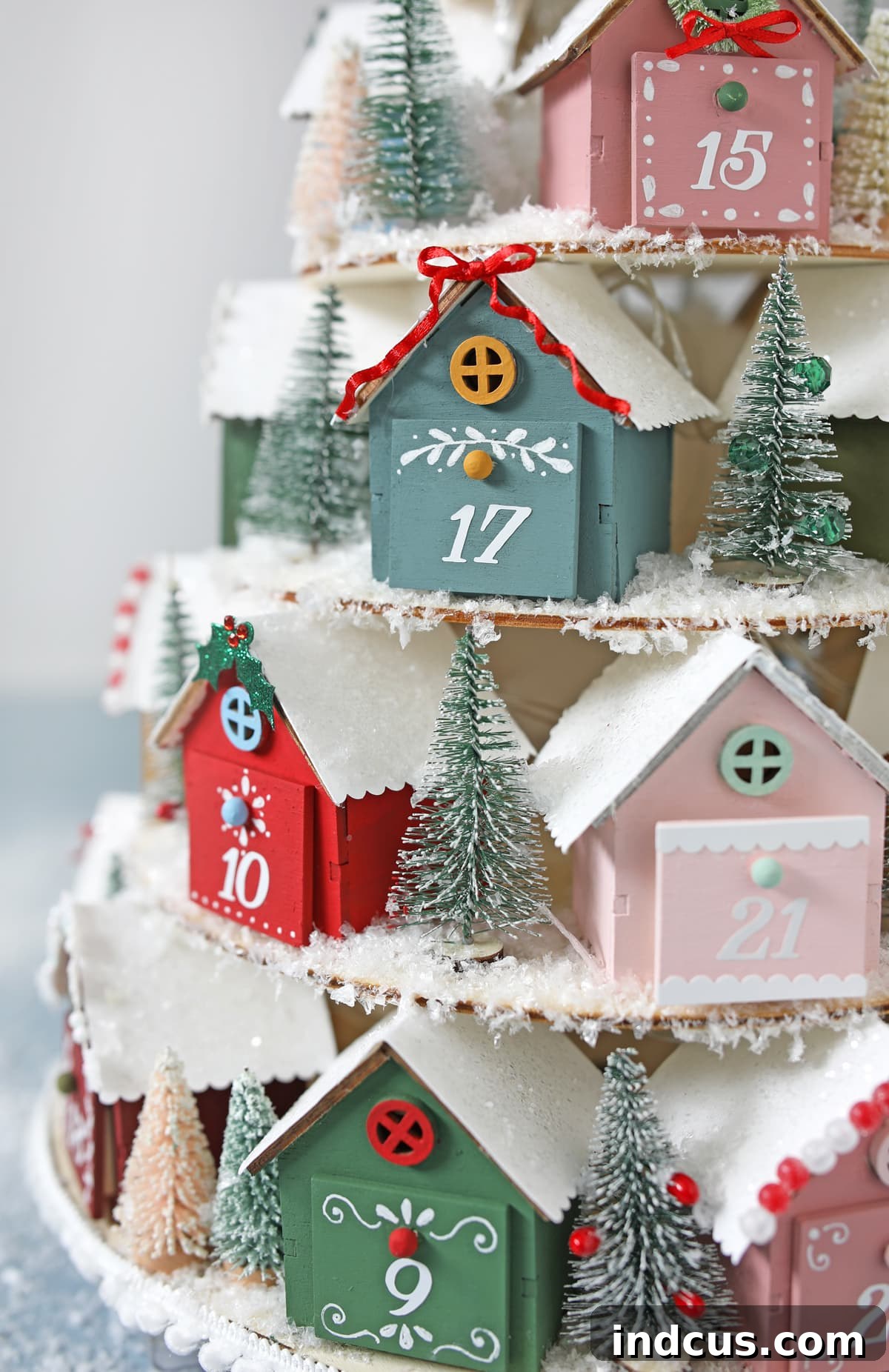 christmas advent houses