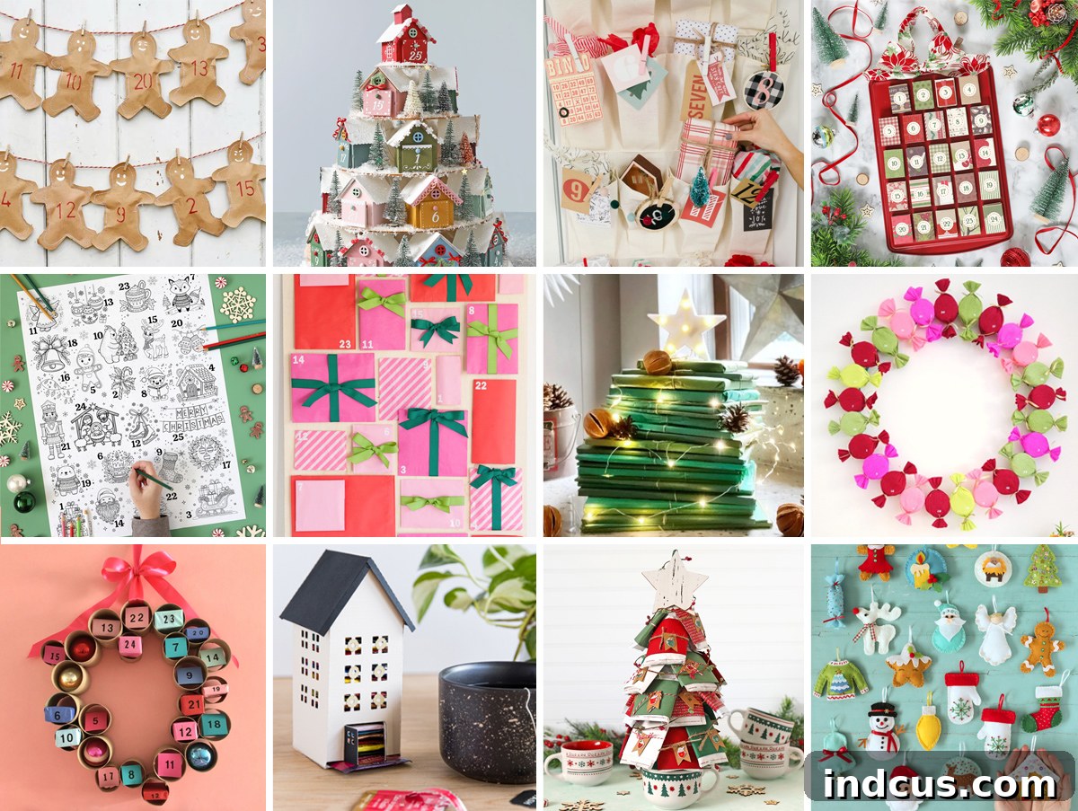 Handcrafted Holiday Countdowns 2 diy handmade advent calendars