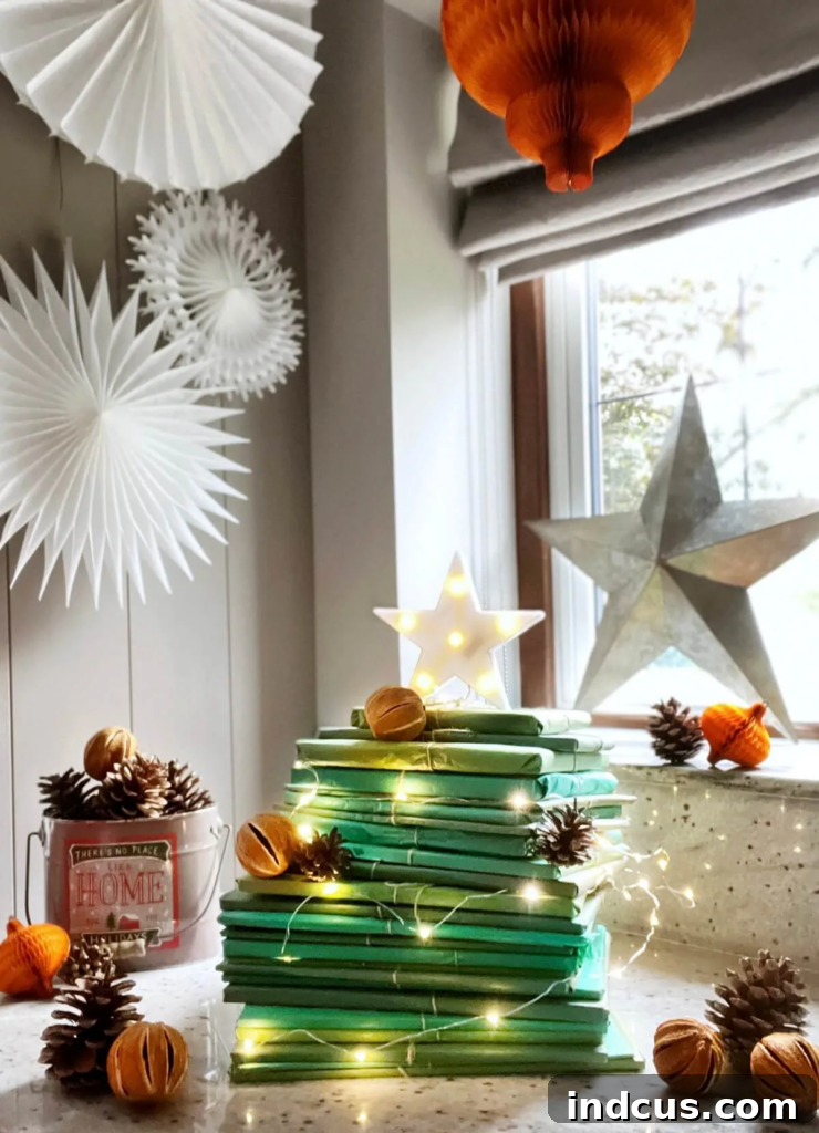 Handcrafted Holiday Countdowns 21 Christmas Book Tree Countdown