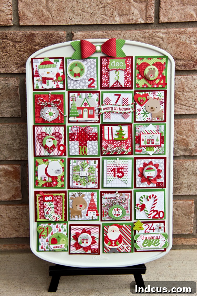 Handcrafted Holiday Countdowns 27 Muffin Tin Advent Calendar