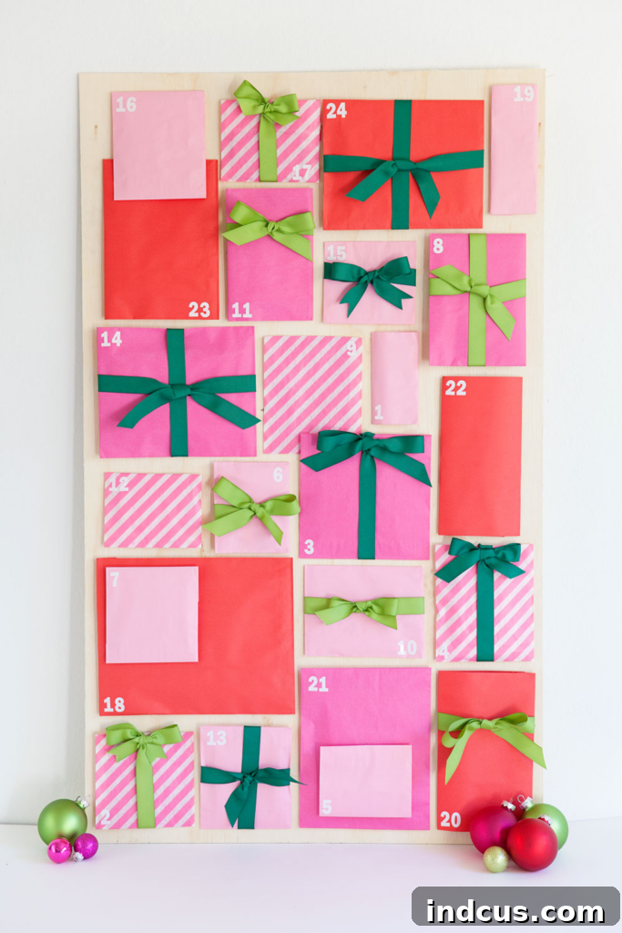 Handcrafted Holiday Countdowns 31 Paper Bag Advent Calendar